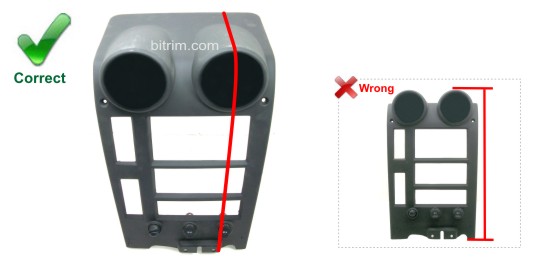 how to measure parts for dipping