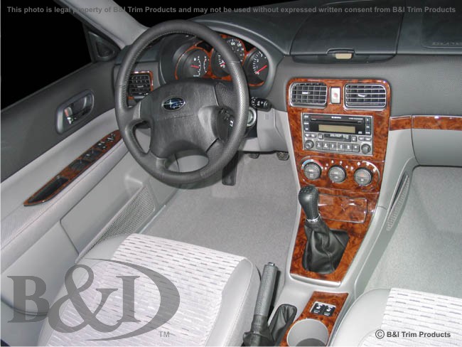 Subaru Forester Wood Dash Kit by B&I