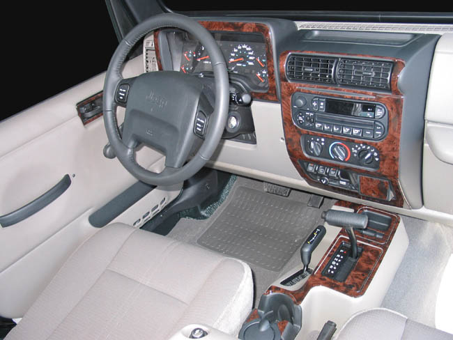Jeep Wrangler Wood Dash Kit by B&I