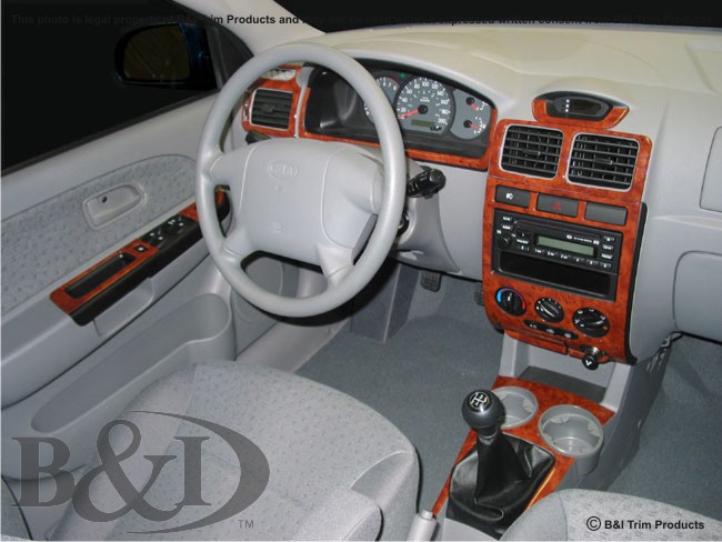 Kia Rio Wood Dash Kit by B&I