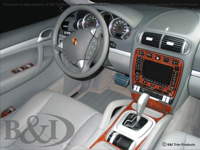 Porsche Cayenne Wood Dash Kit by B&I