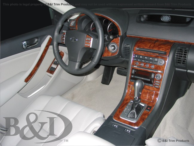 Fiti G35 Wood Dash Kit by B&I
