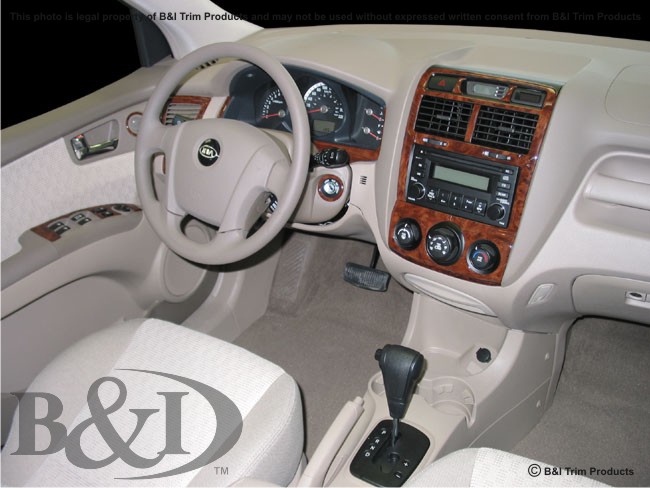 Kia Sportage Wood Dash Kit by B&I