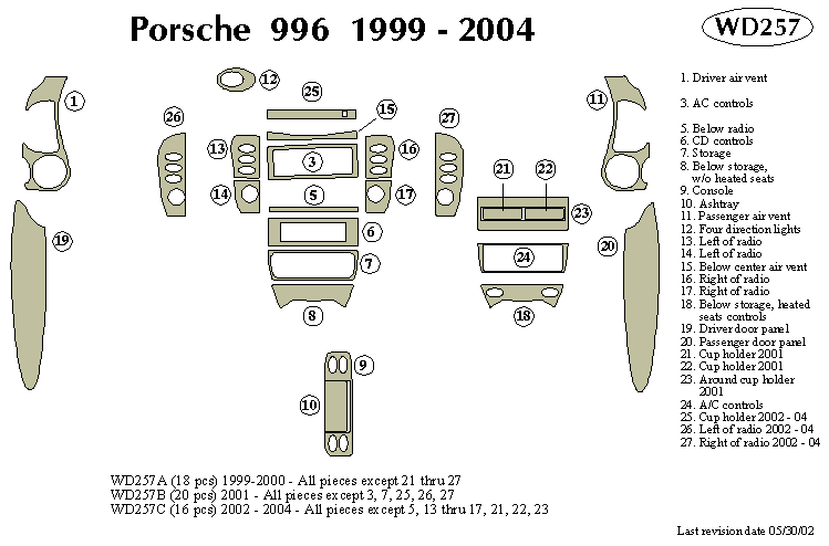 Porsche Dash Kit by B&I