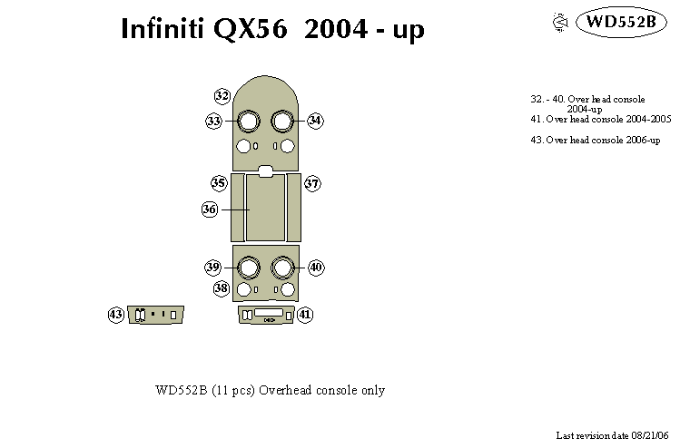 Fiti Qx56 Dash Kit by B&I