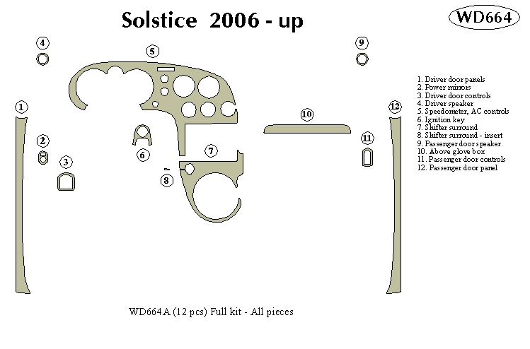 Pontiac Solstice Dash Kit by B&I